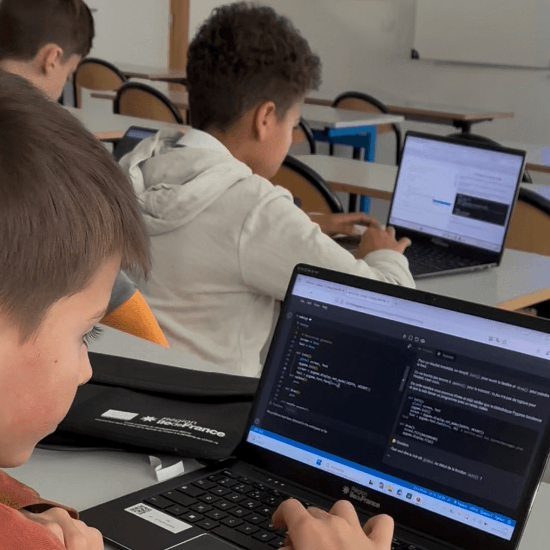 Ateliers de codage pour collèges et lycées